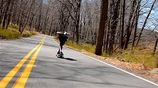 Crazy FAST downhill LONGBOARD in New York