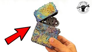 Huge Bismuth Lighter Restoration  ASMR