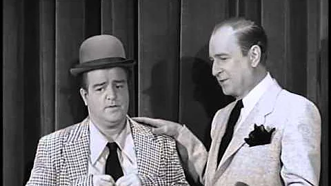 abbott and costello  he is 40 she is 10