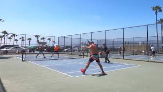Kent & Brian vs. Scotty & Wulff - Venice Beach Pop Tennis
