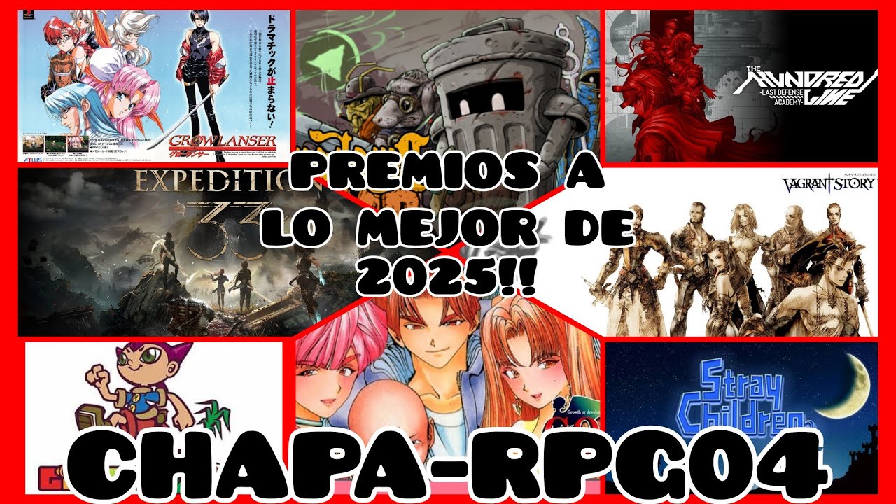CHAPA-RPG04!! PREMIOS y REPASO a los RPGs que he JUGADO en 2025!!!