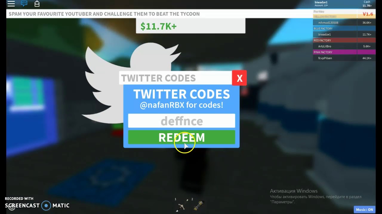 Skyscraper Tycoon Update Code Youtube - twitter codes for skyscraper tycoon roblox