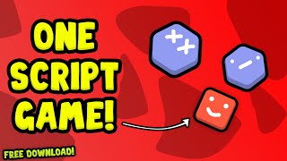 Making a game using just ONE SCRIPT!