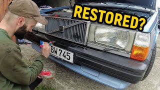 Using Colour Restorer on Faded Grey Bumpers and Plastic Trim!