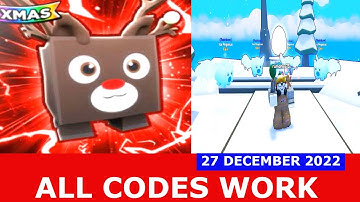 NEW UPDATE [XMAS!] ALL CODES! Tapping Simulator! ROBLOX | December 27, 2022
