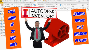 Autodesk Inventor 2026 – Bài tập thiết kế 3D cập nhật mới nhất #khanhacademy #inventor #education