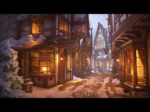 Winter Medieval Village