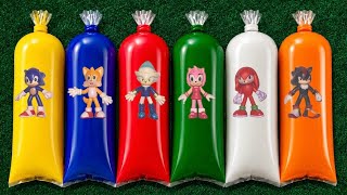 MENEMUKAN : Silver, Knuckles, Shadow, Sonic, Tails, Amy Rose.