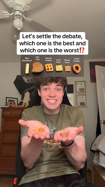 Which Chex Mix piece is the best and worst⁉️