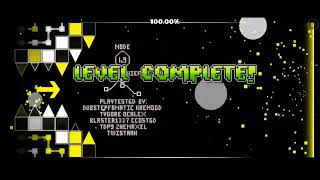 (Geometry Dash) NODE by robotchief 100% (GDDP Beginner Rank Demon)