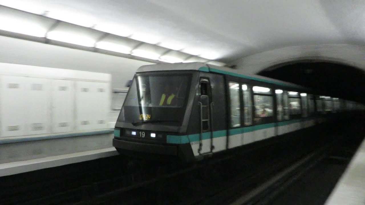 [Paris] MP89+MP73 Métros 4 et 6 - Raspail - YouTube