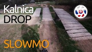 Kalnica 2017 Slopestyle Stredný Drop Road Gap Slow Motion In 4K