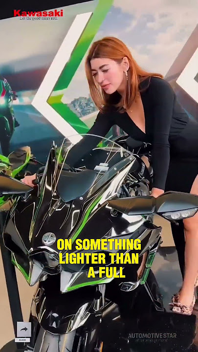 The Fastest Factory Motorcycle on Earth! #motorcycle #fast #speed #trending #kawasaki #ninjah2r #usa