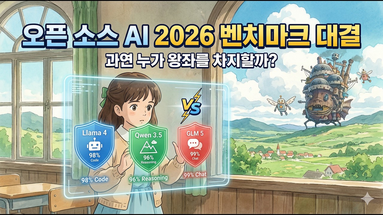 오픈 소스 AI  2026 벤치마크 대결