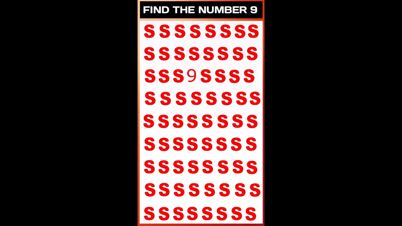 FIND THE NUMBER 9 | QUIZ IS LIVE