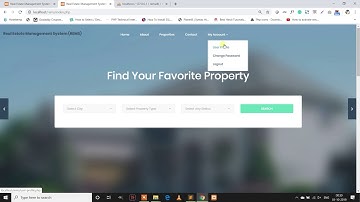 Real Estate Management System Using PHP and MySQL
