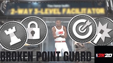 *NEW* Most OVERPOWERED POINT GUARD Build in NBA2k20! Build Creation and Badge Setup