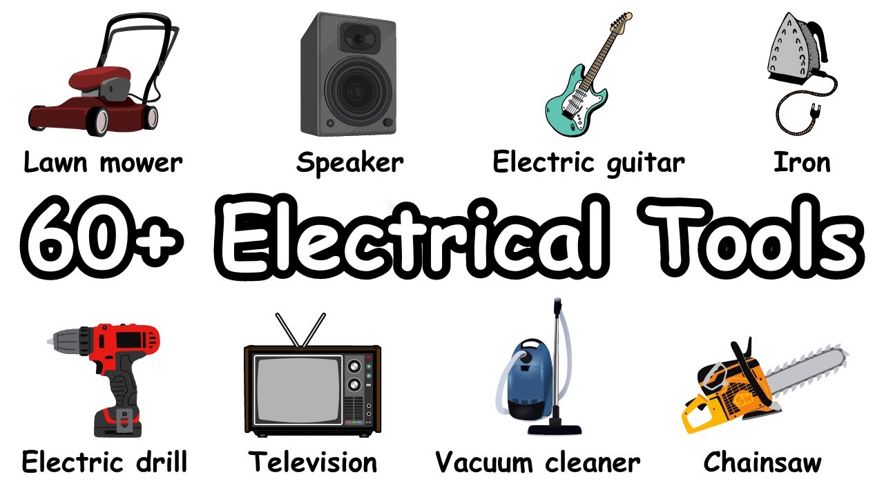 Electrical Tools English Vocabulary YouTube