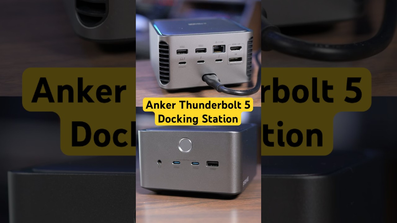 50 Second Review of the Anker Prime Thunderbolt 5 Docking Station