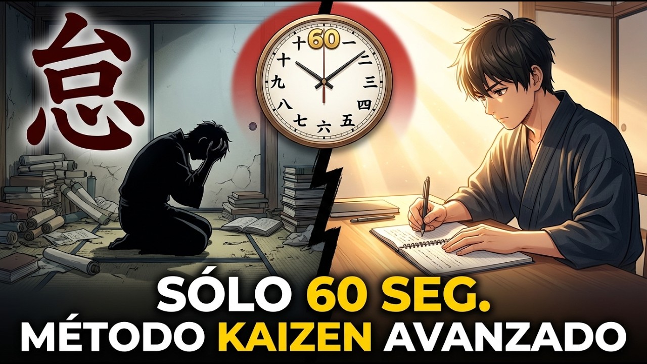 El Sistema de los 60 Segundos: Cómo Romper la Pereza Crónica (Método Kaizen Avanzado)