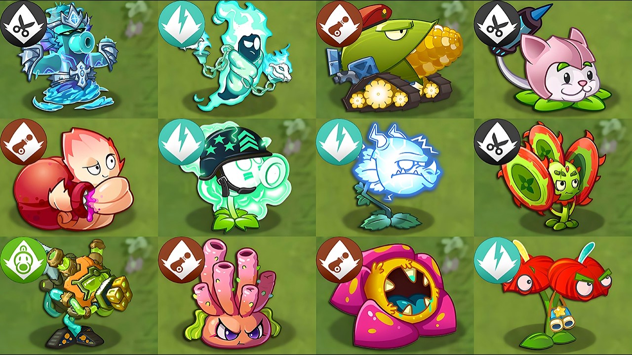 Every Random Premium Plants Power-Up! vs PvZ 2 All Final Boss - PvZ 2 ...