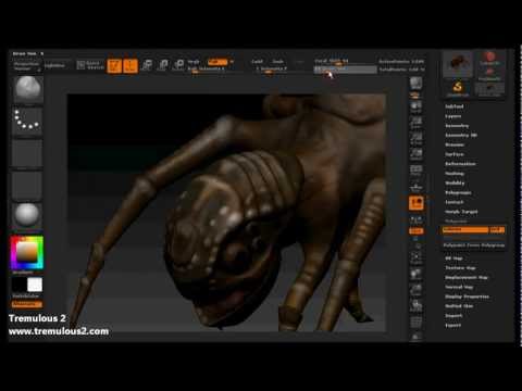 Speed 3D painting - Dretch (Tremulous 2)