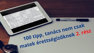 100 tipp matek érettségire készülőknek 2. rész