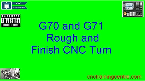 Using G71 and G70 On A Fanuc CNC Lathe