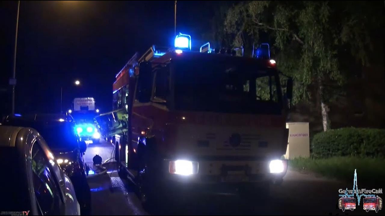 Keller brennt in Wiesbaden-Biebrich vollständig aus