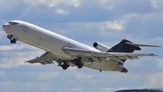 Usa Jet Airlines B727-223F N726Us Takeoff At Willow Run Airport