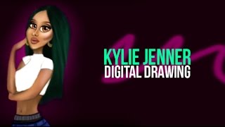 KYLIE JENNER INSPIRED - TIMELAPSE DIGITAL ART