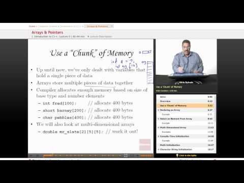 C++ Arrays & Pointers