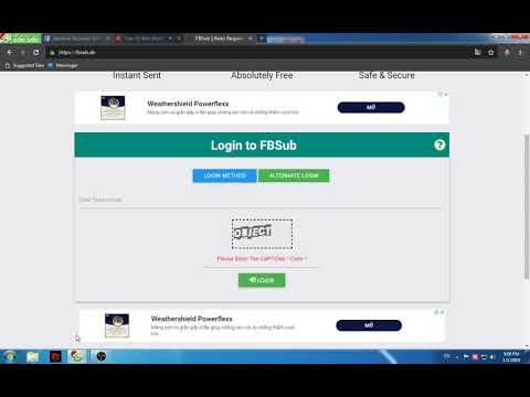 2019 How to login Fbsub using [Hack Like - Follow - Comment]