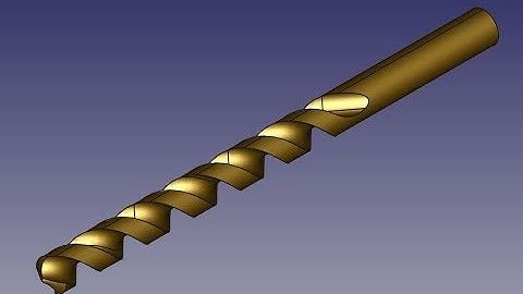 FREECAD #78 - DRILL BIT