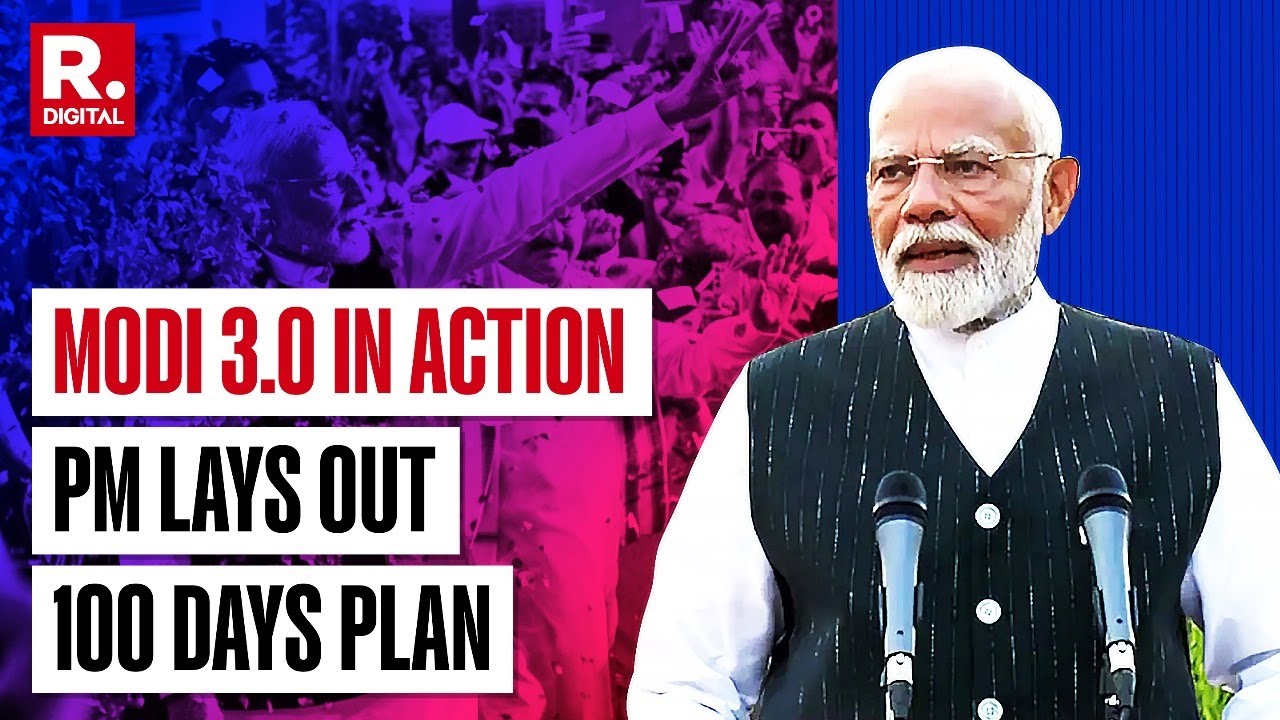 Modi Action Plan PM-Designate Narendra Modi Shares 100-Day Action Plan With NDA Leaders ...