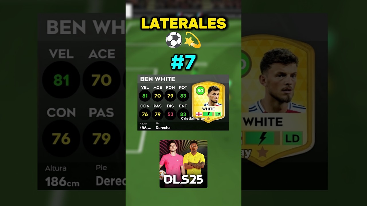 Top 10 laterales derechos después de la actualización de DLS25⚽. 