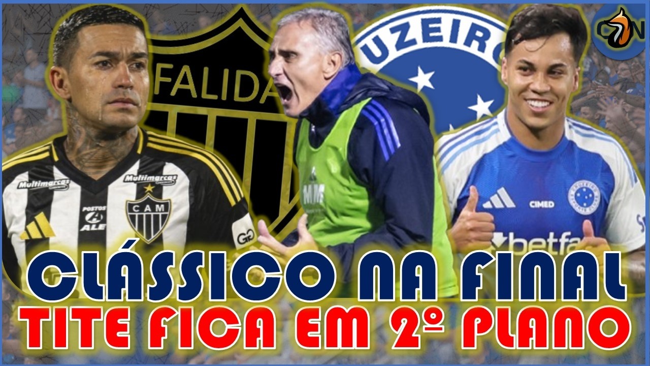 CLÁSSICO JÁ ESTÁ PEGANDO FOGO 🔥😳 FINAL ENTRE CRUZEIRO x ATLÉTICO se TORNA MAIOR QUE o TITE #futebol