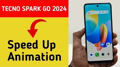 How to speed up animation, Tecno Spark go 2024 me animation speed kaise increase Karen