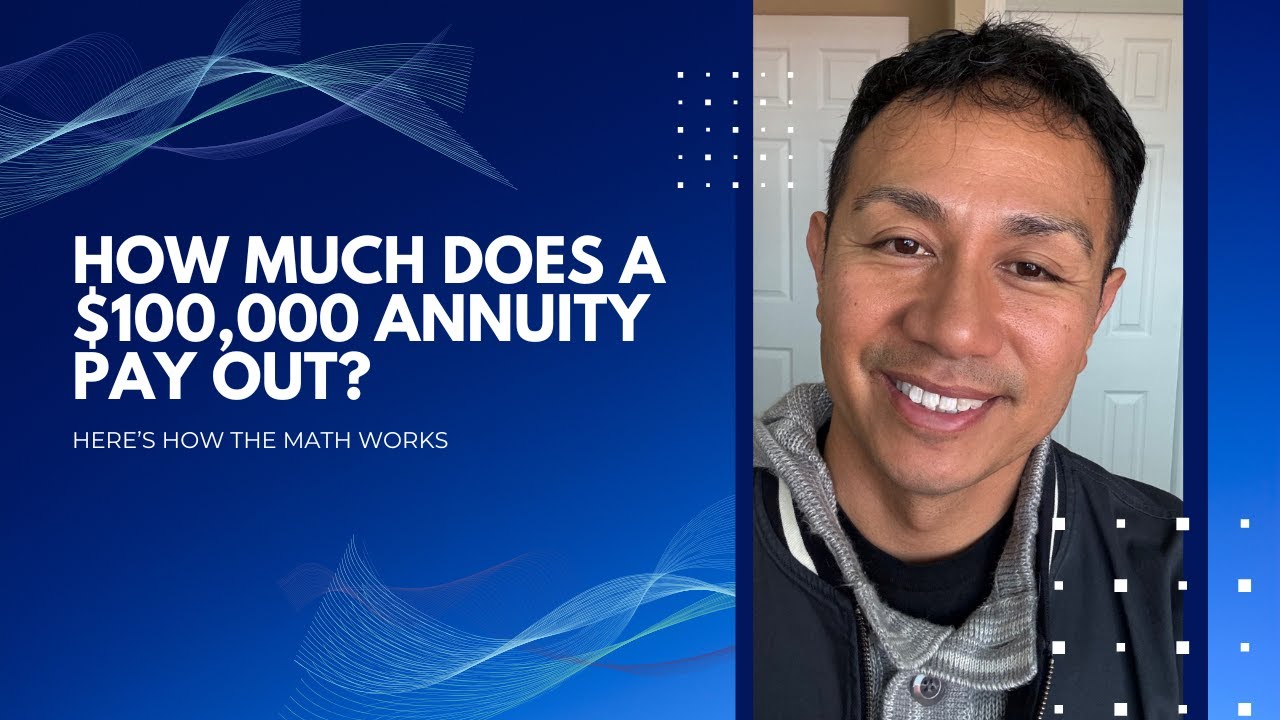 How much does a $100,000 annuity pay out per month?