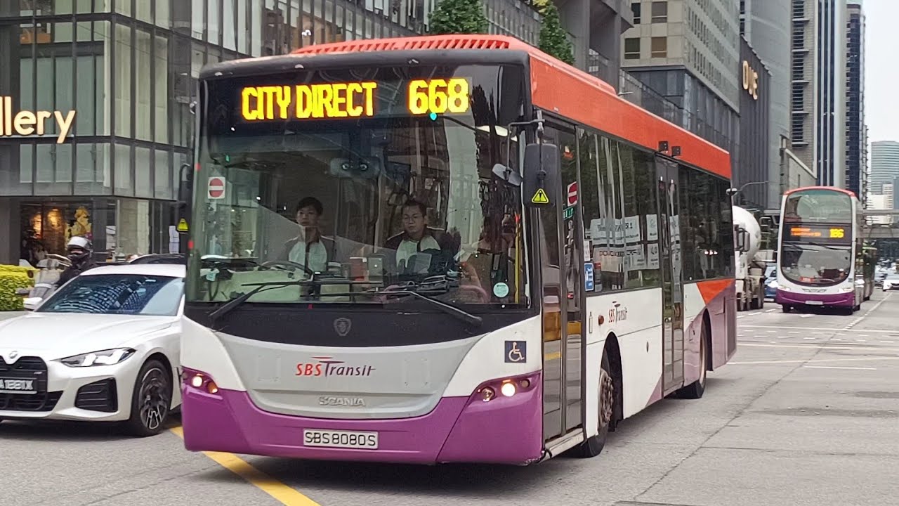[通勤特急バス] City Direct Bus Spotting 2026/03/02 ft. SBS8080S 668 Scania K230UB 2007年式 + SG5806Y 982E