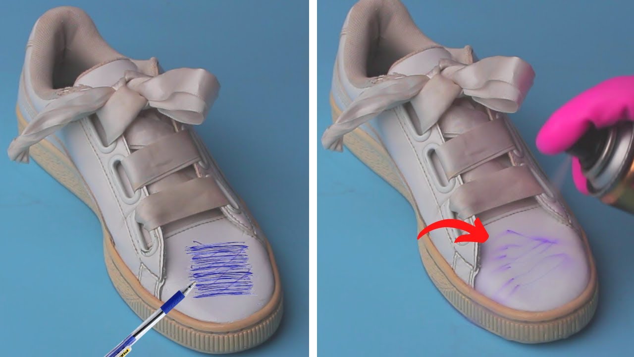 5 Simplest Ways to Remove Ball Pen Ink from Shoes | Bright Cleaning -  YouTube