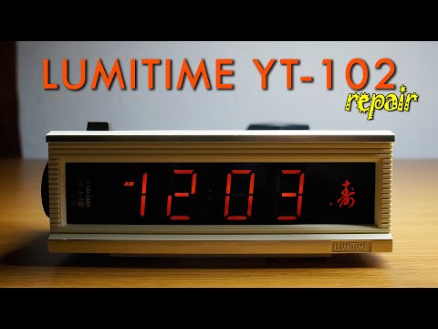 1978 타무라전기 루미타임 YT-102 수리(LUMITIME YT-102 Digital