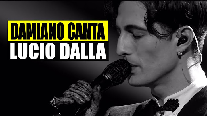 SANREMO 2025: DAMIANO DAVID CANTA FELICITÀ DI LUCIO DALLA. STANDING OVATION DELL'ARISTON