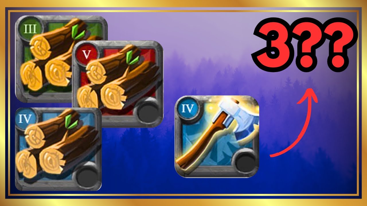 Albion Online T3-T5 Wood Gathering | Tier 4 Spec | Profit