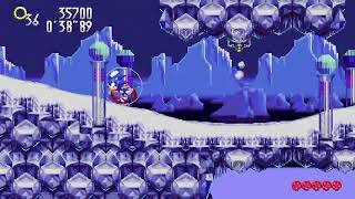 Sonic 3 A.I.R.: D.A. Garden - Score Attack - Ice Cap Zone Act 1+2 - 74300 Points (Sonic)
