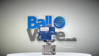 Electrically Actuated 3PCE FB SW Heavy Duty Stainless Steel Ball Valve, Firesafe, Atex Approved