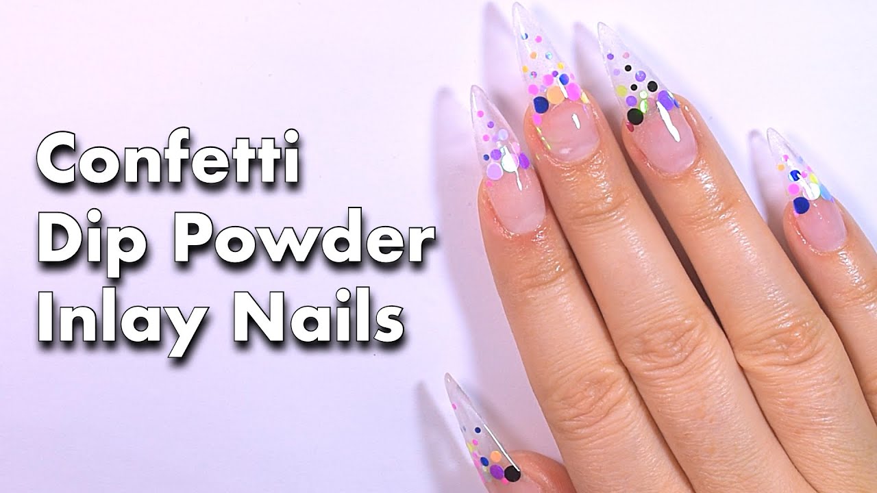 Watch Me Work, CONFETTI Nail On Dip Powder. ENG YouTube