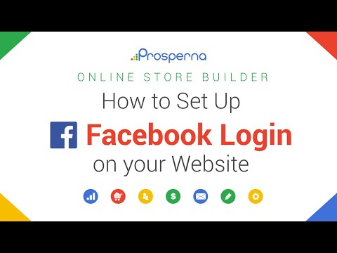 Setup Facebook Login on Website | Online Store | Prosperna