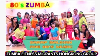 Balikan natin ang 80's sarap sayawin #zumba  #ofwlifehongkong #fyp #80smusic 