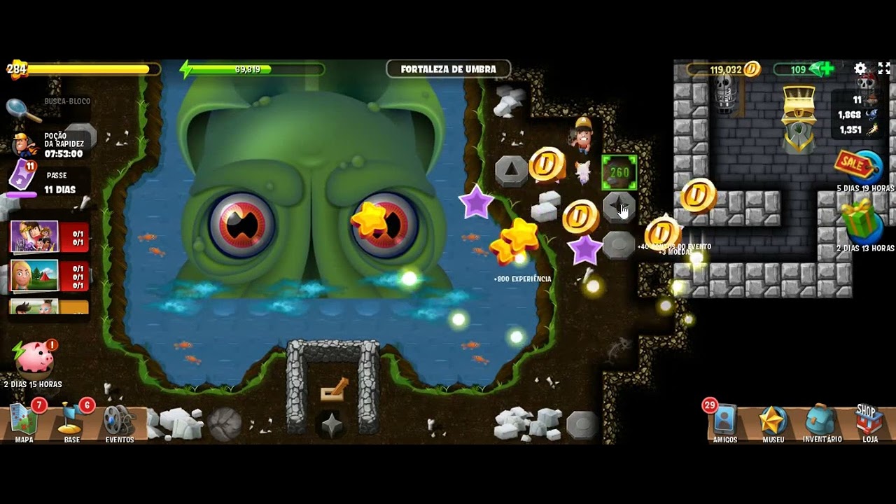Diggy's Adventure [DIGGERS AND DRAGONS] #04 Fortaleza de Umbra ...
